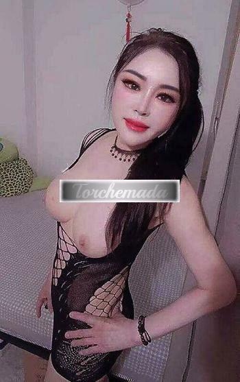Girl Orientali giovani e maiale  Como